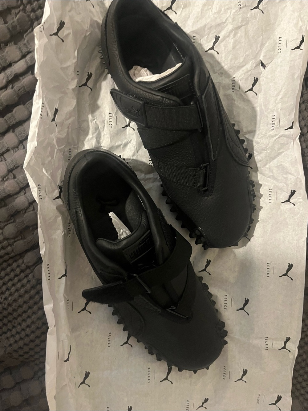Puma Mostro Black Leather Sneakers
Women 7.5 US